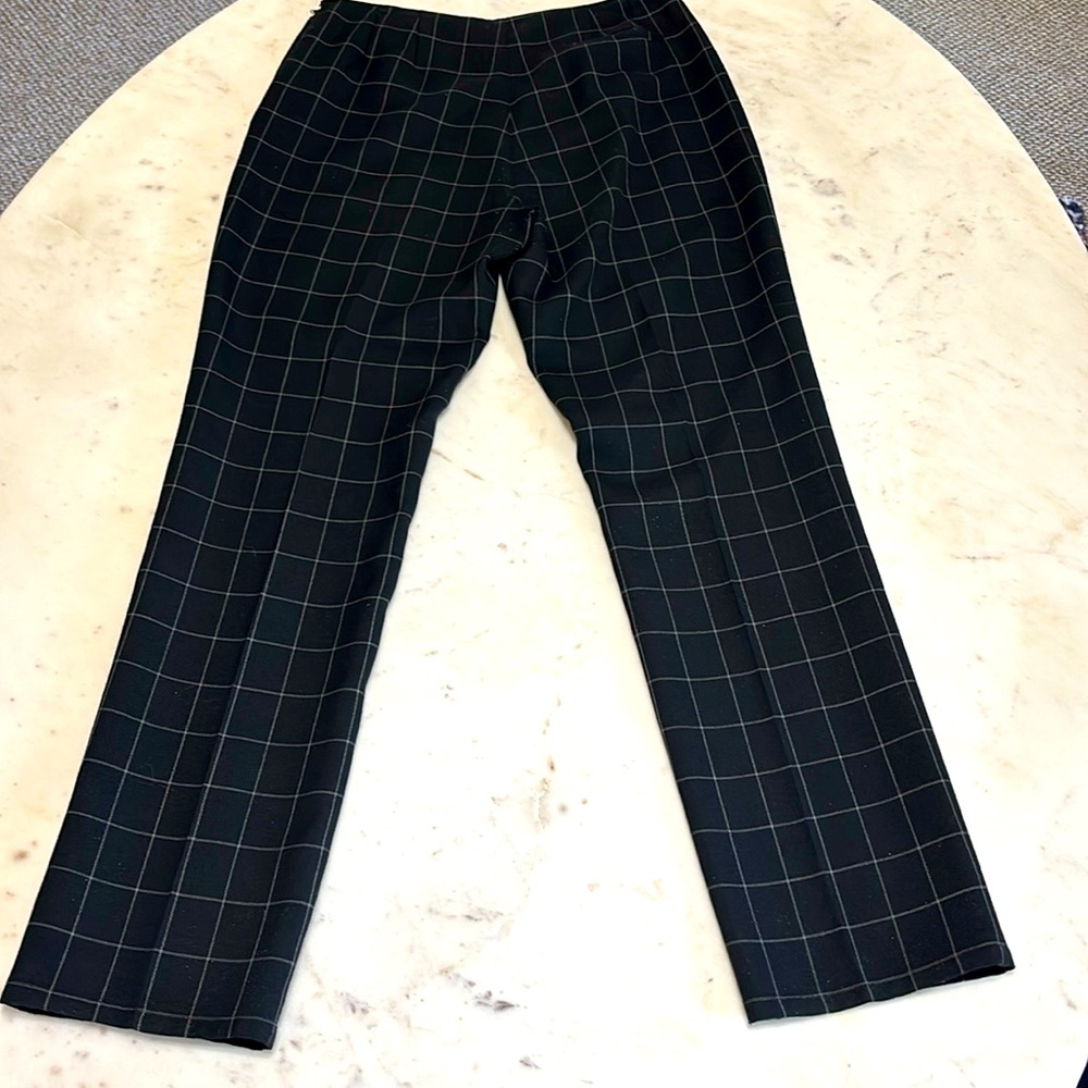 Black wool check pant from JCrew.